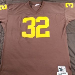 Throwbacks O.J. SIMPSON No. 32 USC Reproduction